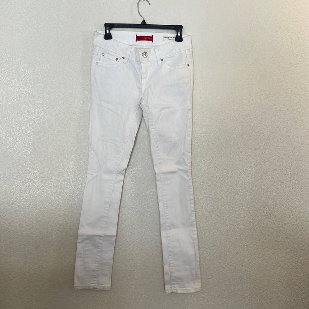 GUESS white jeans